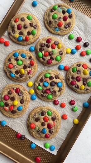 19K views · 171 reactions | The BEST M&M cookies, hands down  Recipe: https://www.thereciperebel.com/mm-cookies/ | The Recipe Rebel | Facebook