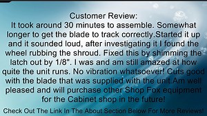 Shop Fox W1706 14-Inch Bandsaw With Cast Iron Wheels Review