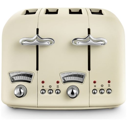 Buy De'Longhi CTO4.BG Argento Flora 4 Slice Toaster - Beige | Toasters | Argos