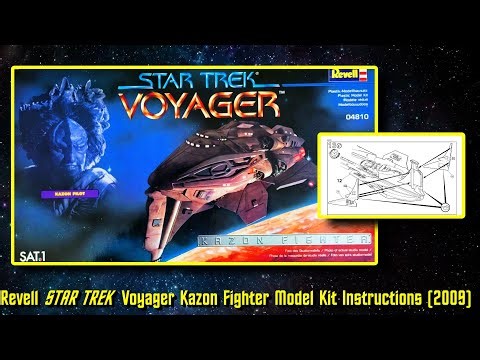 Revell STAR TREK Voyager Kazon Fighter Model Kit Instructions (2009)