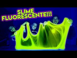 SLIME FLUORESCENTE!! BRILLA en la OSCURIDAD!! ItarteVlogs