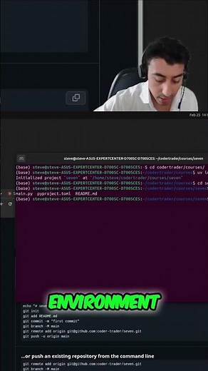 Setting Up Python Projects in Terminal #shorts