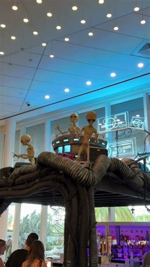 An alien invasion has taken over barVentura at Universal Aventura Hotel for Halloween!