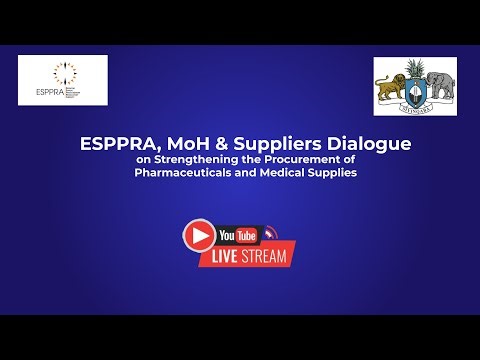 ESPPRA, MoH and Suppliers Dialogue