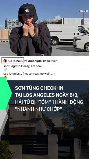 Sơn Tùng Check-in Tại Los Angeles Ngày 8/3