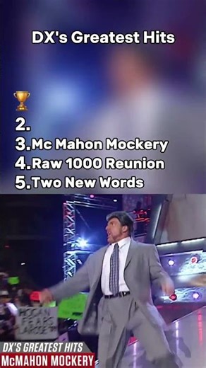 Top 5 Dx's Greatest Hits #wwe #dx #shorts