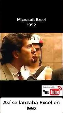 ¿Sabes Qué es Excel? Mira su Lanzamiento en 1992 #tutorialexcel