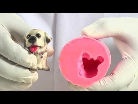Silicone mold for 3D figure