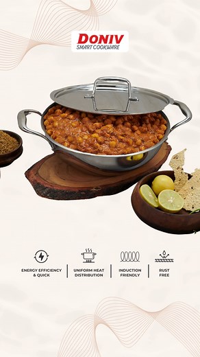 Say goodbye to stuck-on food! Introducing your ultimate solution: energy-efficient, quick heating, induction-friendly, and rust-free cookware. Cooking made effortless! #DONIV #TrendingTopics #PopularNow #CookingInnovation #KitchenEssentials #FoodieFinds #CookwareTech #KitchenUpgrade #KitchenMustHaves #Reel | Doniv Smart Cookware