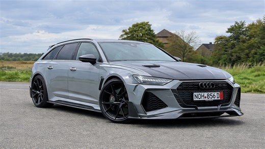 Brutal Audi RS6 Mansory review autobahn POV drive