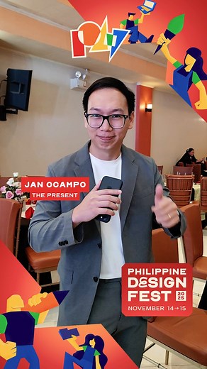 2.5K views · 31 reactions | Jan Ocampo of The Present is calling all creatives to come and join Philippine Design Fest 2025! Get inspired, learn from design leaders, and celebrate what makes Filipino creativity one of a kind. While they won’t be joining this year, they’re passing on the invite straight to you! ️ Get your tickets now at phdesignfest.com! #PhilippineDesignFest2025 #PHDF2025 | Filipino Graphic Designers | Facebook