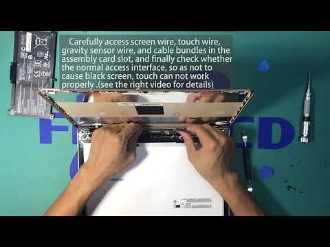 HP Pavilion X360 14M-BA 14-BA LCD Touch Screen Digitizer Assembly Replacement Procedure
