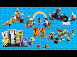 DESPICABLE ME 3 TOYS - Minions MEGA CONSTRUX BUILDING SETS