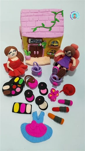 Miniature Makeup Set for My Doll | Cute DIY Clay Miniatures 😍