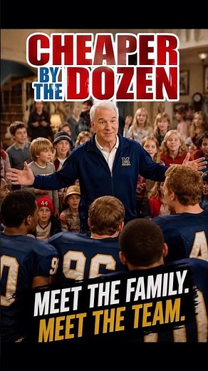 Meet the Family. Meet the Team. | Cheaper by the Dozen (2003) #shorts #movie