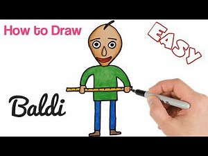 How to Draw Baldi from Baldi's Basics Game Easy