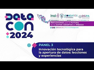 Conferencia Nacional de Datos Abiertos (DATACON) 2024.