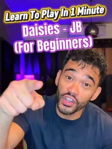 Daisies Guitar Tutorial by Justin Bieber