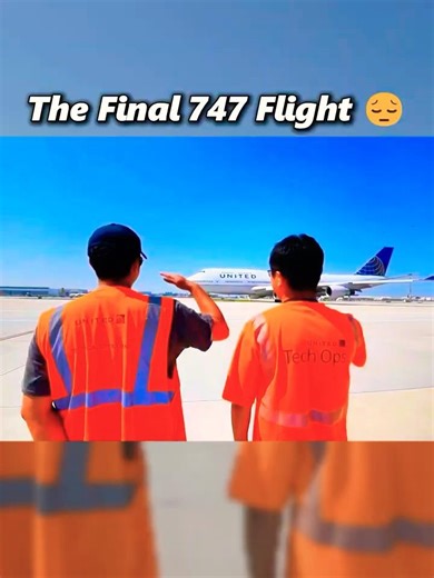 The Final 747 Flight Ever 😢