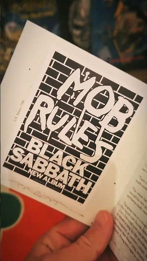 Black Sabbath classic 1981 "Mob Rules" 40th Anniversary edition