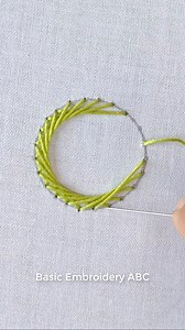 835K views · 19K reactions | mirror work 3d round allover design hand embroidery tutorial 3 1x Crochet Ball Thread 06 Needle Cotton Fabric #handembroidery #embroidery #mirrorwork | Basic Embroidery ABC | Facebook
