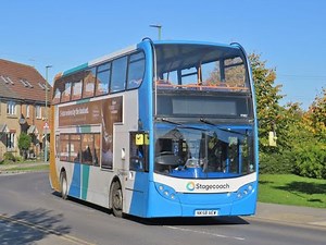 Stagecoach Hull 19382 NK58AEW on 12A to Hull Interchange 20251010