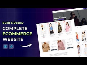 Build & Deploy Ecommerce Website Using React & TaiwindCSS | Step-by-Step Tutorial