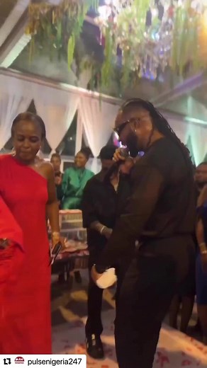 Flavour alongside Wizkid at Tony Elumelu's 60th Birthday. | Dj Abass