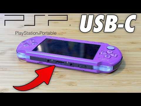 PSP USB-C Charging Mod!