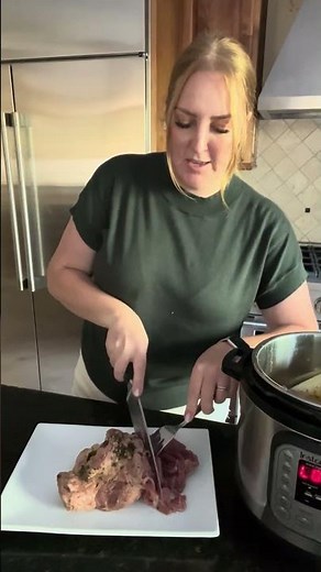 Instant Pot Corned Beef and Cabbage - Recipe on SixSistersStuff.com