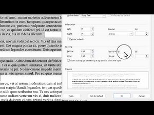 How to Set Paragraph and Line Spacing in Microsoft Word