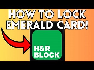 How To Lock Emerald Card In H&R Block (Full Guide) 2025!