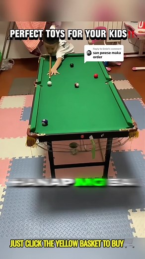 Mini Billiard Set for Kids with Free Balls and Stick