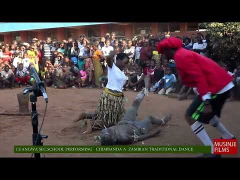 Chimbanda a Zambian traditional dance performed by Luangwa sec.school .