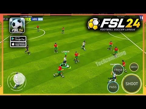 Football Soccer League FSL24 Gameplay (Android, iOS)