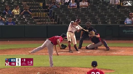 Dustin Harris mashes a solo homer