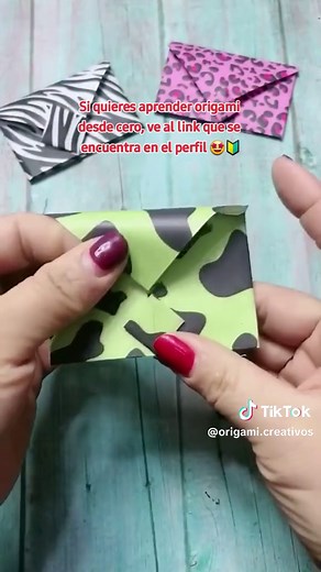 Tutorial de carta de papel origami fácil
