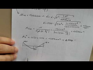 REINFORCED CONCRETE (Architecture Department) - Week 9, Section 3 - Reinforcement Calculation of ...