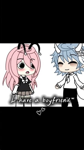 I have a boyfriend!!💙➕🩷#gacha #gachalife #romance #gachaliferomance #shorts #youtubeshorts