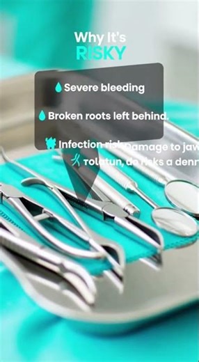 🦷 Thinking About Pulling Your Own Tooth? Please Don’t.