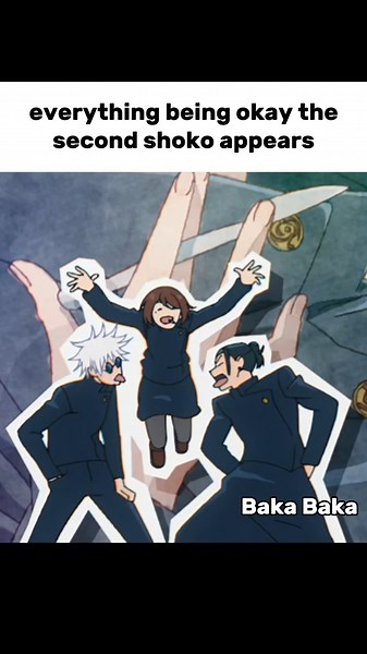Shoko Fixes Everything❤ Jjk memes #jujutsukaisen #anime #memes #funny #gojo #relatable