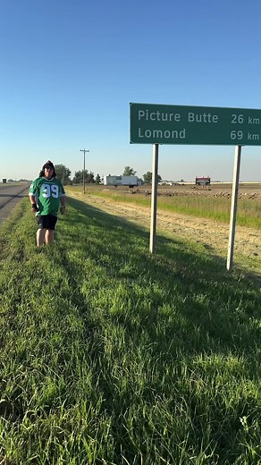 Funny Alberta Road Trip Signs with Leroy and Leroy