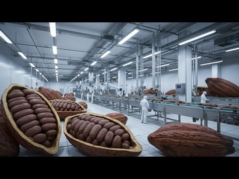 How Cocoa Powder Is Made | Inside the Cocoa Processing Factory