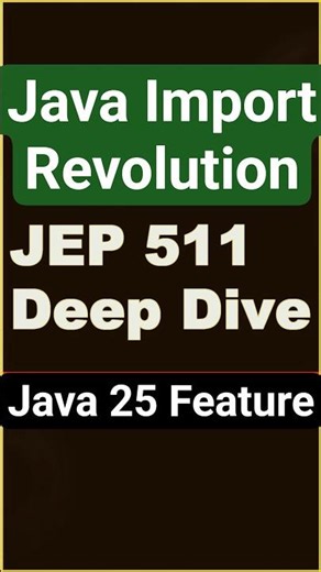 Java 25 New Import Feature | JEP 511 🔥 #java25 #shorts #javaprogramming