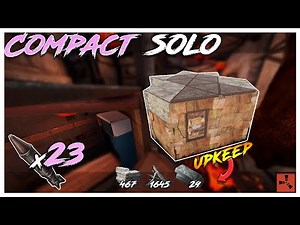 Rust - Compact Solo Base Design 2021 (LOW UPKEEP )