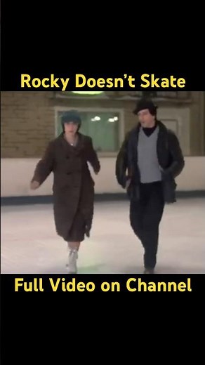 Rocky & Adrian Skating Scene - Rocky (1976)