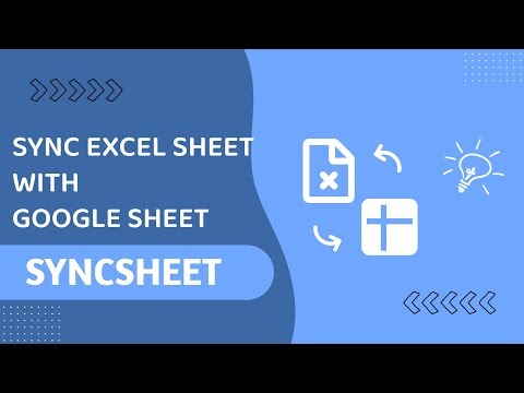 Sync data between Excel Sheet and Google Sheet - SyncSheet