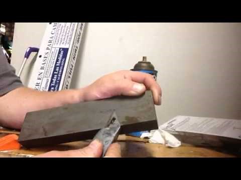 How to sharpen utility knife blade