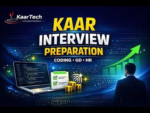 How I Prepared for KAAR Technologies Interview |Aptitude, Coding, GD, Technical, HR|Resources & Tips