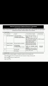 NUMS Undergraduate Allied Health Sciences Admissions 2025 Online Registration Open Last Date to Apply:- 10th January Entry Test: 28th January, 2025 NUMS UG Test Syllabus or Preparation:- ✅ NUMS UG Test will be according to Quick On-line Classes, it covers live or recorded lectures and test sessions etc. ✅ eBook for NUMS UG Admission Test Preparation is also available. . 🩺 For More Information:- Call/WhatsApp ☎️ 0310-4468631 NUMS PMDC ACADEMY . #nums #cmh #NUMSadmission #ugadmission #undergradud